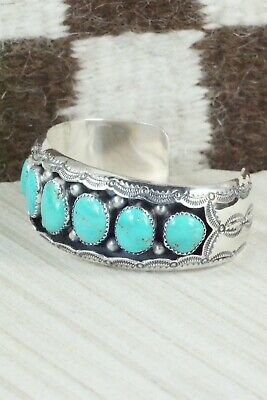 Turquoise & Sterling Silver Bracelet - Wilbert Muskett Sr.