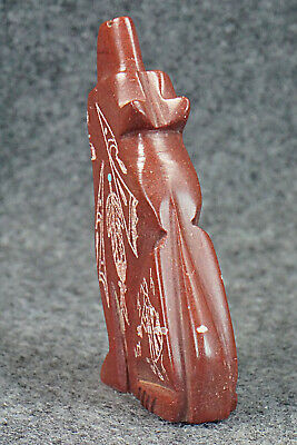 Wolf Zuni Fetish Carving - Adrian Cachini
