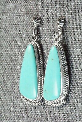 Turquoise & Sterling Silver Earrings - Verley Betone
