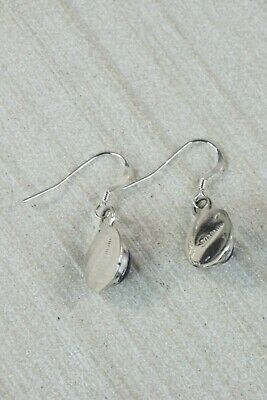 Lapis & Sterling Silver Earrings - Jan Mariano - Navajo - High Lonesome Trading