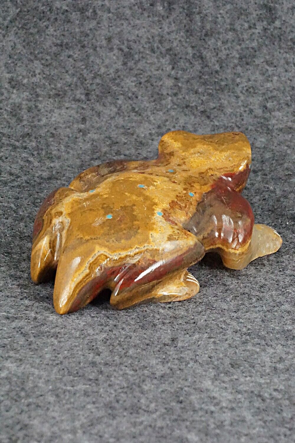 Frog Zuni Fetish Carving - Nelson Yatsattie