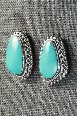 Turquoise and Sterling Silver Earrings - Sharon McCarthy