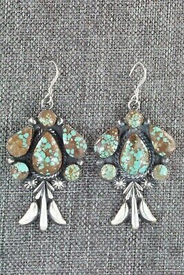 Turquoise & Sterling Silver Earrings - Bobby Platero