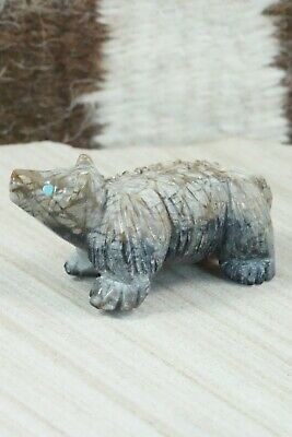 Badger Zuni Fetish Carving - William Lucio