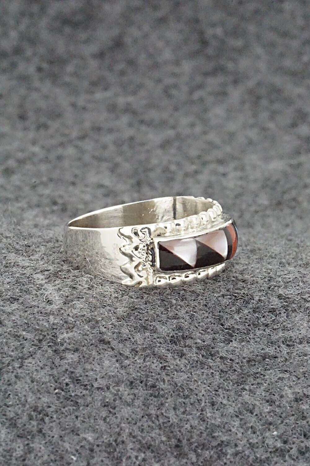 Multi Stone & Sterling Silver Ring - Rebecca Sheyka - Size 8