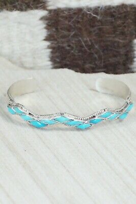 Turquoise & Sterling Silver Bracelet - Steve Wallace