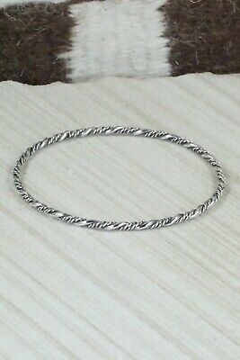 Sterling Silver Bangle - Elaine Tahe