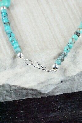 Turquoise & Sterling Silver Necklace - Navajo