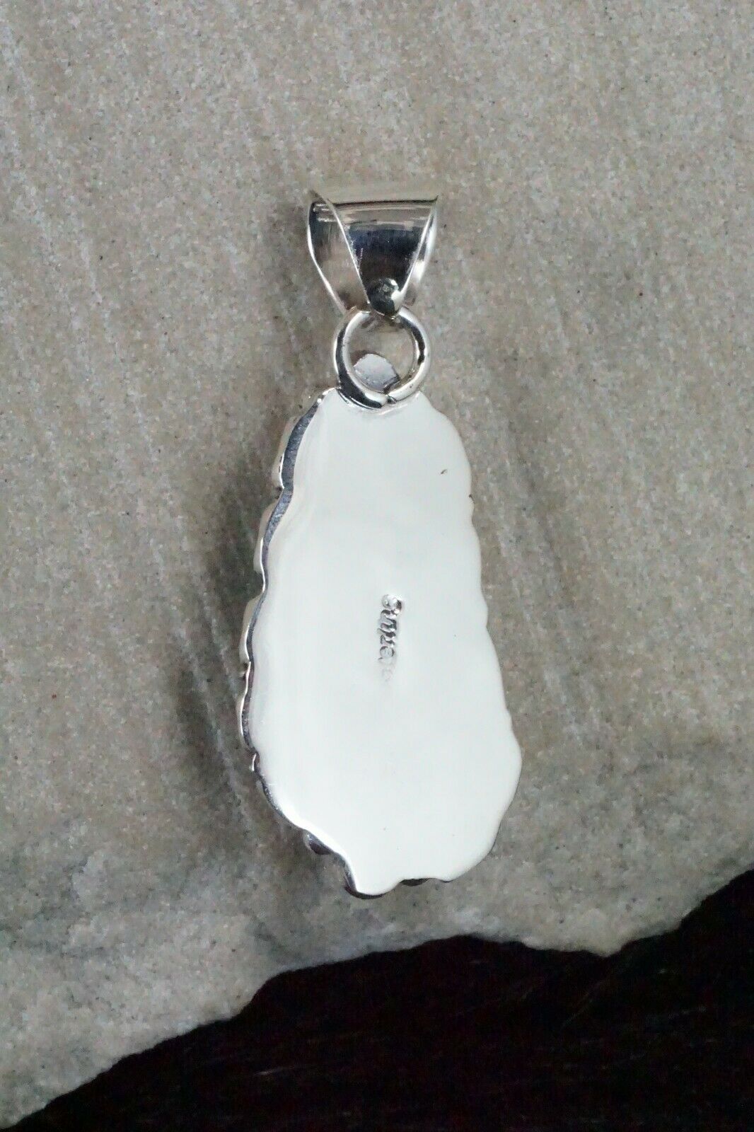Turquoise & Sterling Silver Pendant - Samuel Yellowhair