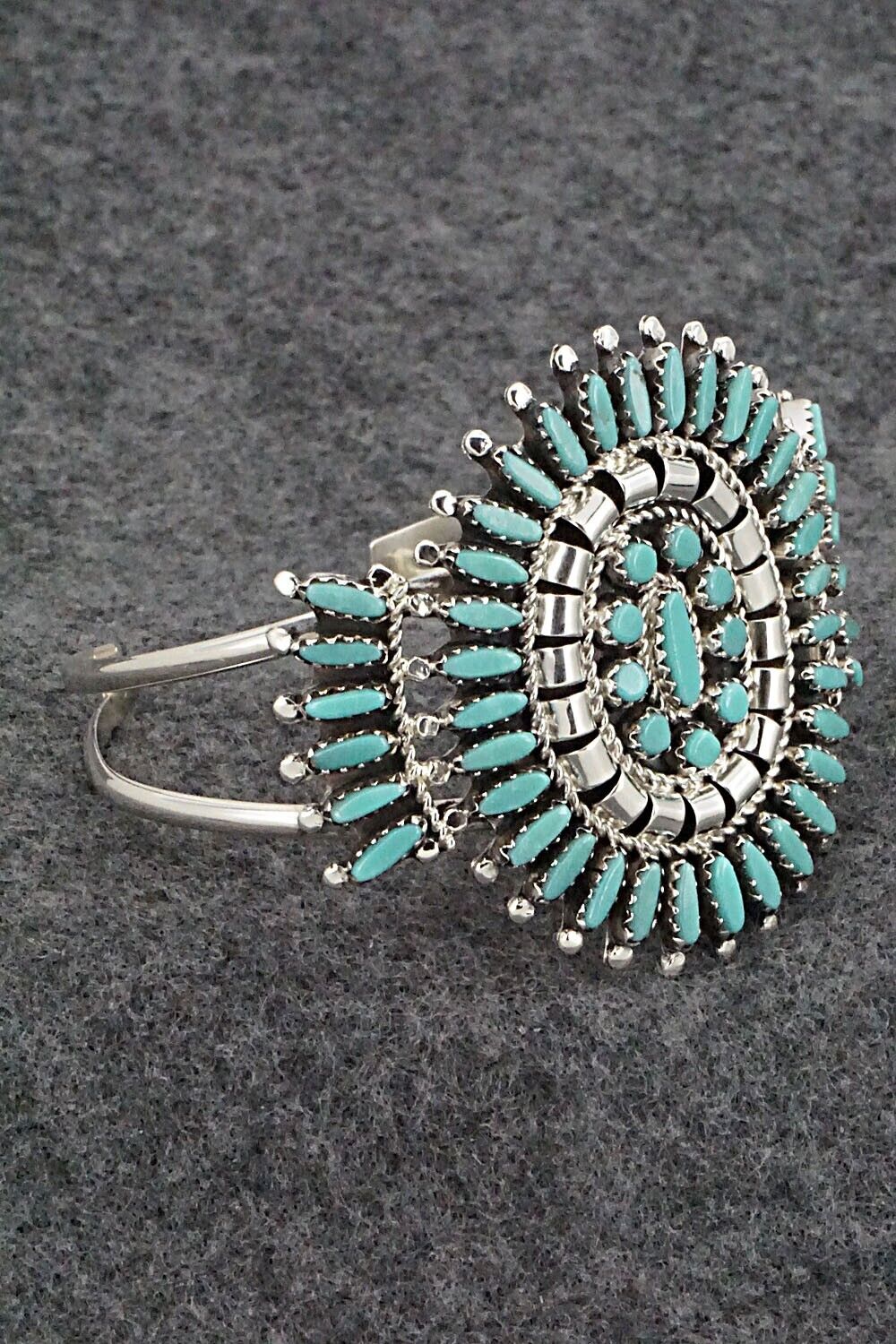 Turquoise & Sterling Silver Bracelet - Nathaniel Nez