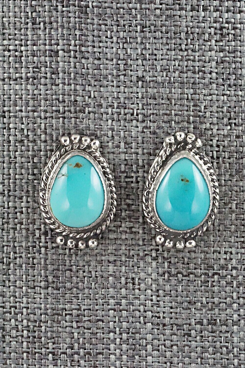 Turquoise & Sterling Silver Earrings - Jan Mariano