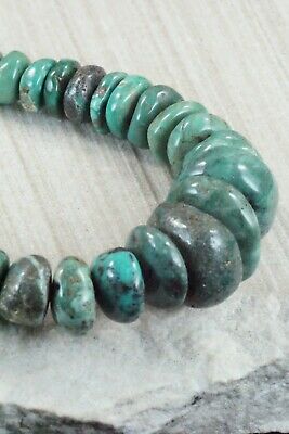 Turquoise & Sterling Silver Necklace - Navajo