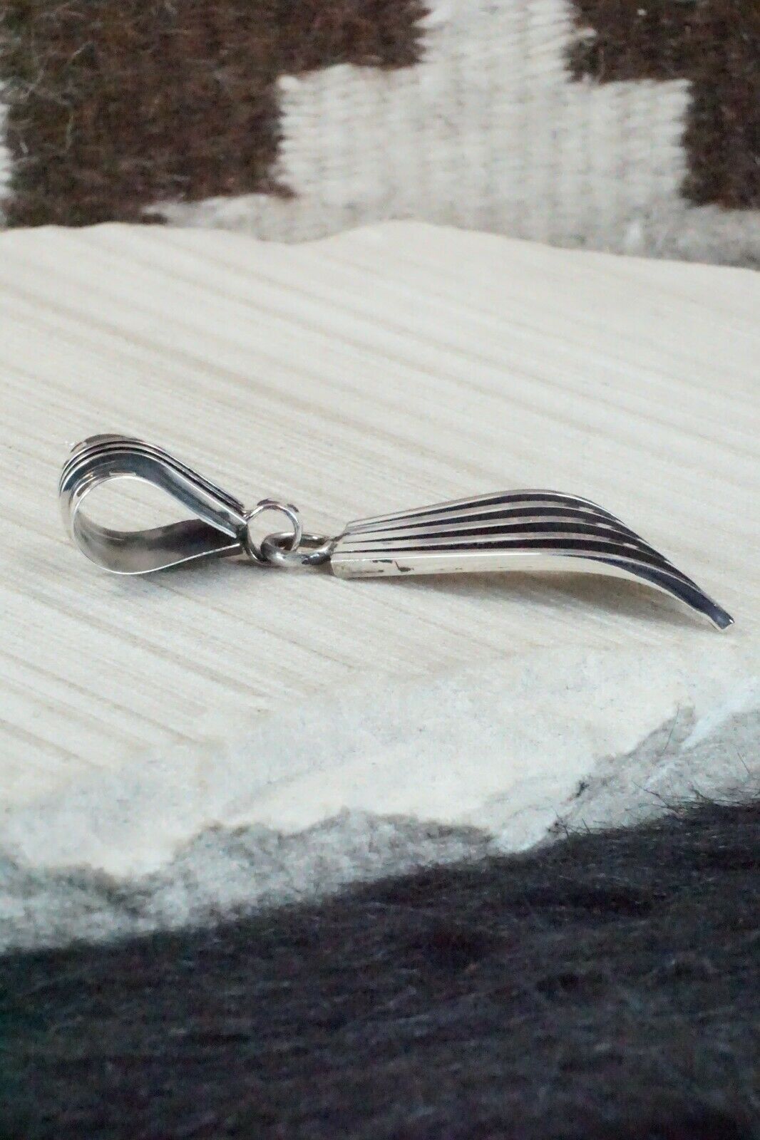 Sterling Silver Pendant - Tom Hawk