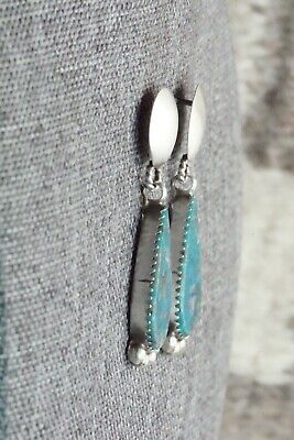 Turquoise & Sterling Silver Earrings - Selina Warner