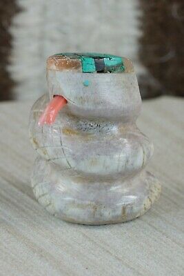 Rattle Snake Zuni Fetish Carving - Brandon Phillips