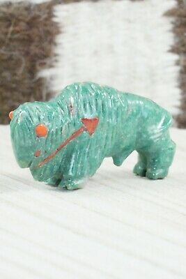 Buffalo Zuni Fetish Carving - Andres Quandelacy
