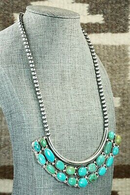 Turquoise & Sterling Silver Necklace - Roberta Begay