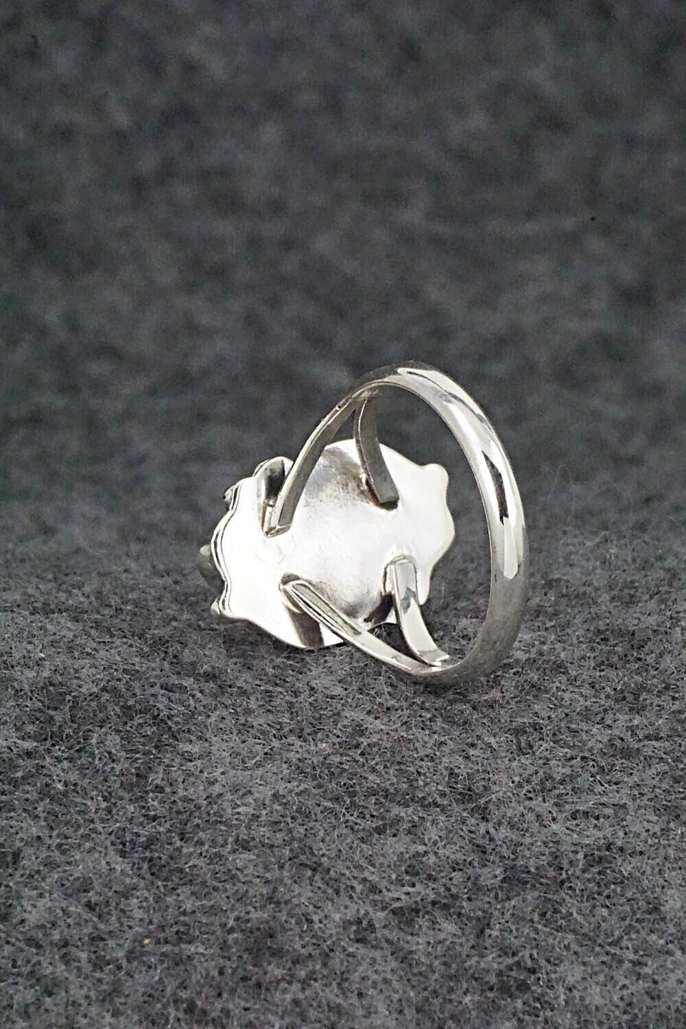 Turquoise & Sterling Silver Ring - William Begay - Size 6.5