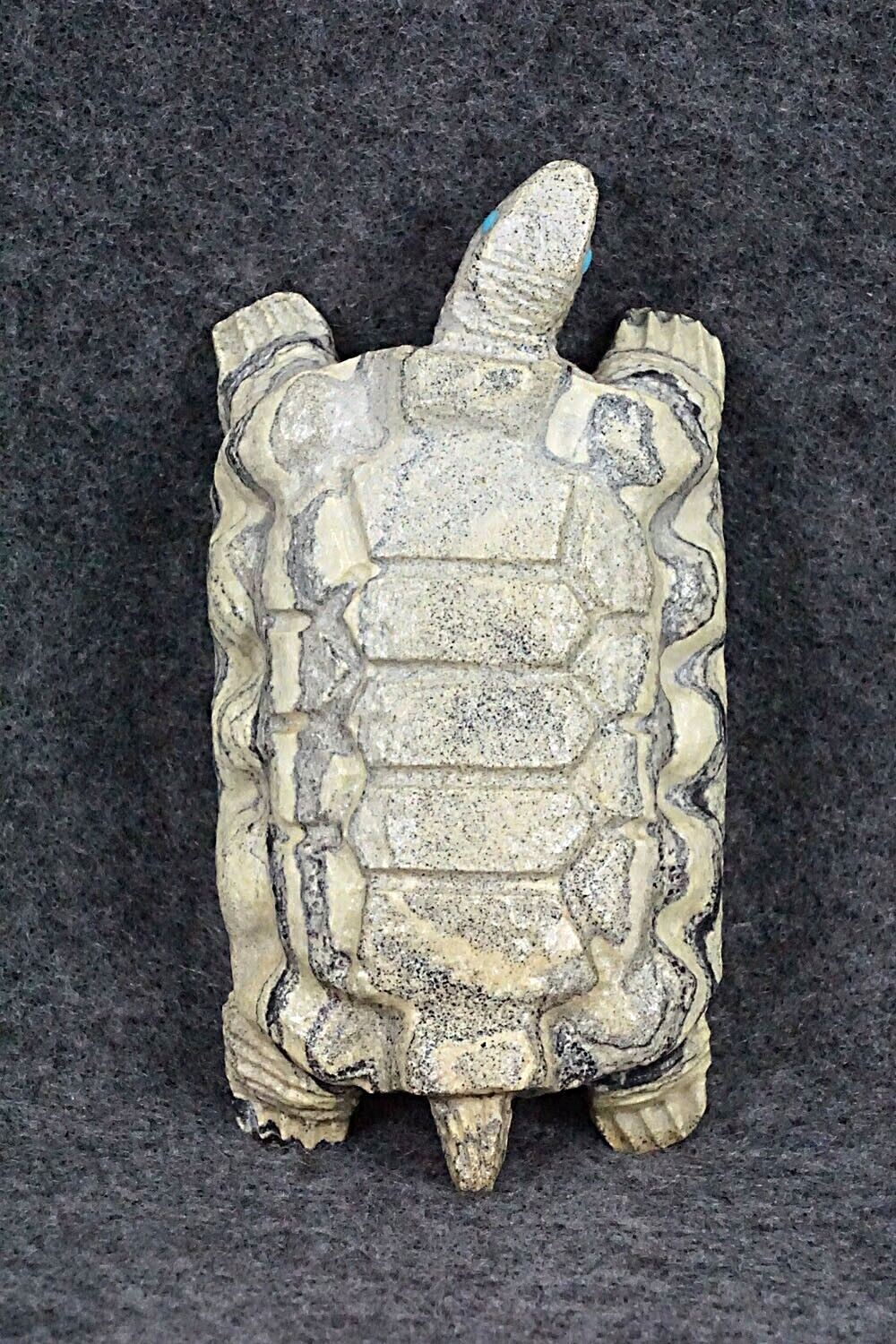 Turtle Zuni Fetish Carving - Herbert Him