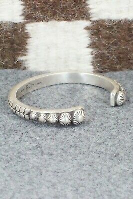 Navajo Sterling Silver Bracelet - Calvin Martinez