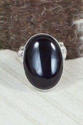 Onyx & Sterling Silver Ring - Ben Begay - Size 7.5