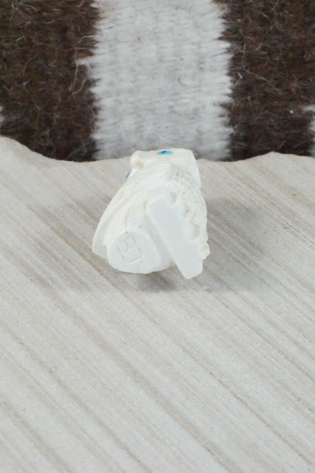 Owl Zuni Fetish Carving - Christine Banteah
