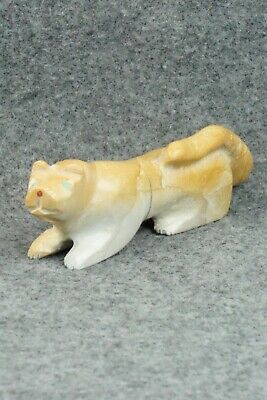 Mountain Lion Zuni Fetish Carving - Enrike Leekya