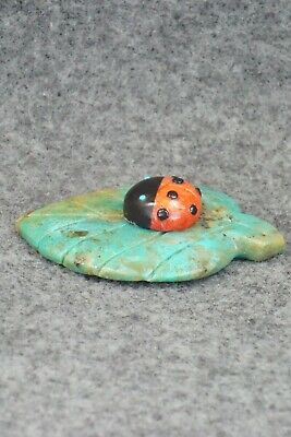 Ladybug Zuni Fetish Carving - Reynold Lunasee