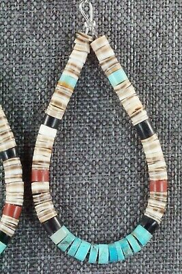Multi Stone & Sterling Silver Earrings - Torevia Crespin