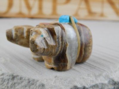 Bear Zuni Fetish Carving - Jeff Eriacho - High Lonesome Trading