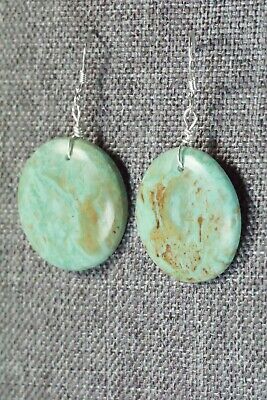 Turquoise & Sterling Silver Earrings - Joe Garcia