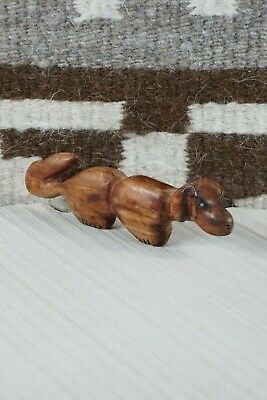 Dog Zuni Fetish Carving - Michael Mahooty - High Lonesome Trading