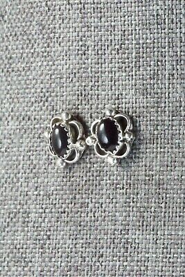 Onyx & Sterling Silver Earrings - Rosie Ross