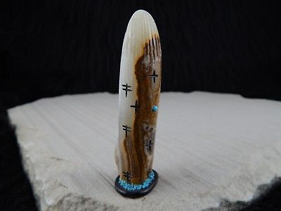 Corn Maiden Zuni Fetish Carving - Stuart Quandelacy - High Lonesome Trading