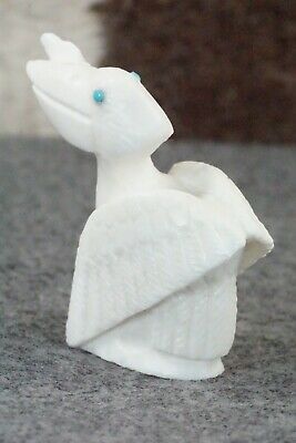 Pelican Zuni Fetish Carving - Derrick Kaamasee