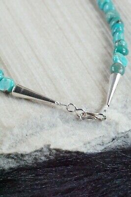 Turquoise & Sterling Silver Necklace - Louise Joe