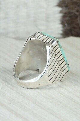 Turquoise and Sterling Silver Ring - Ray Jack - Size 9.75