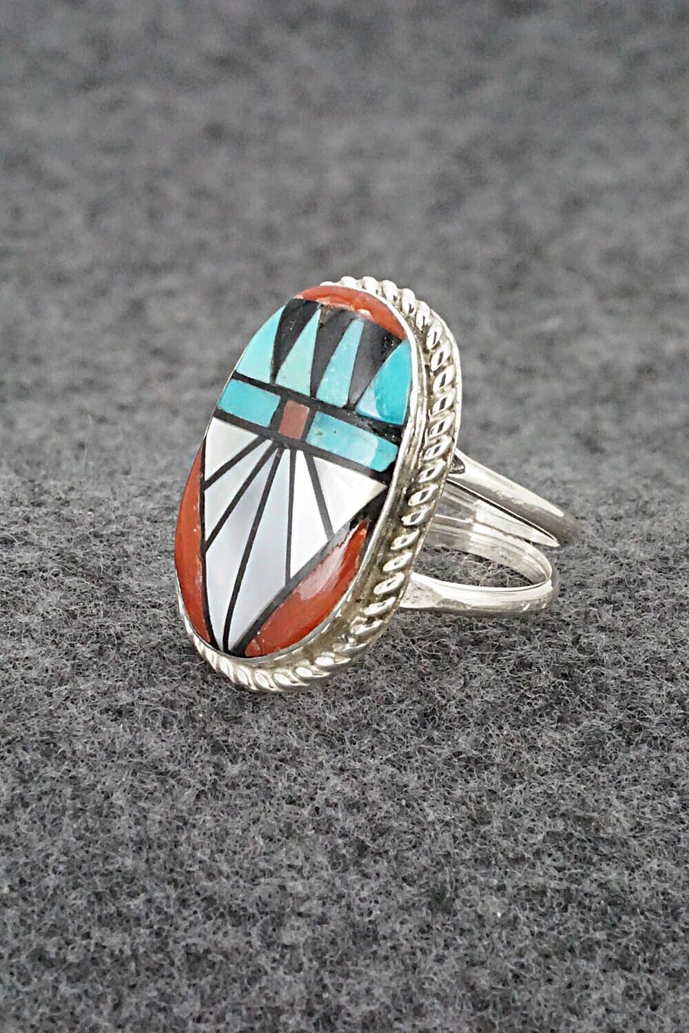 Multi Stone & Sterling Silver Ring - Ola Eriacho - Size 7
