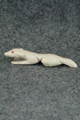 Badger Zuni Fetish Carving - Jonas Hustito