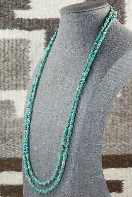 Turquoise & Sterling Silver Necklace - Navajo