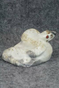 Rattle Snake Zuni Fetish Carving - Justin Red Elk