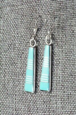 Turquoise & Sterling Silver Earrings - Valentino Laate