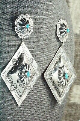 Turquoise & Sterling Silver Earrings - Rita Lee