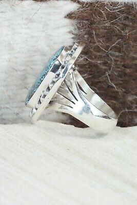 Turquoise & Sterling Silver Ring - Jimson Belin - Size 7.5