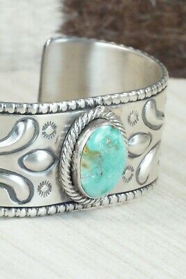 Turquoise & Sterling Silver Bracelet - Jeff James Jr.