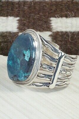 Turquoise & Sterling Silver Bracelet - Raymond Delgarito