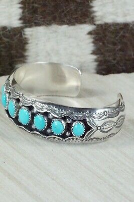 Turquoise & Sterling Silver Bracelet - Wilbert Muskett Sr.