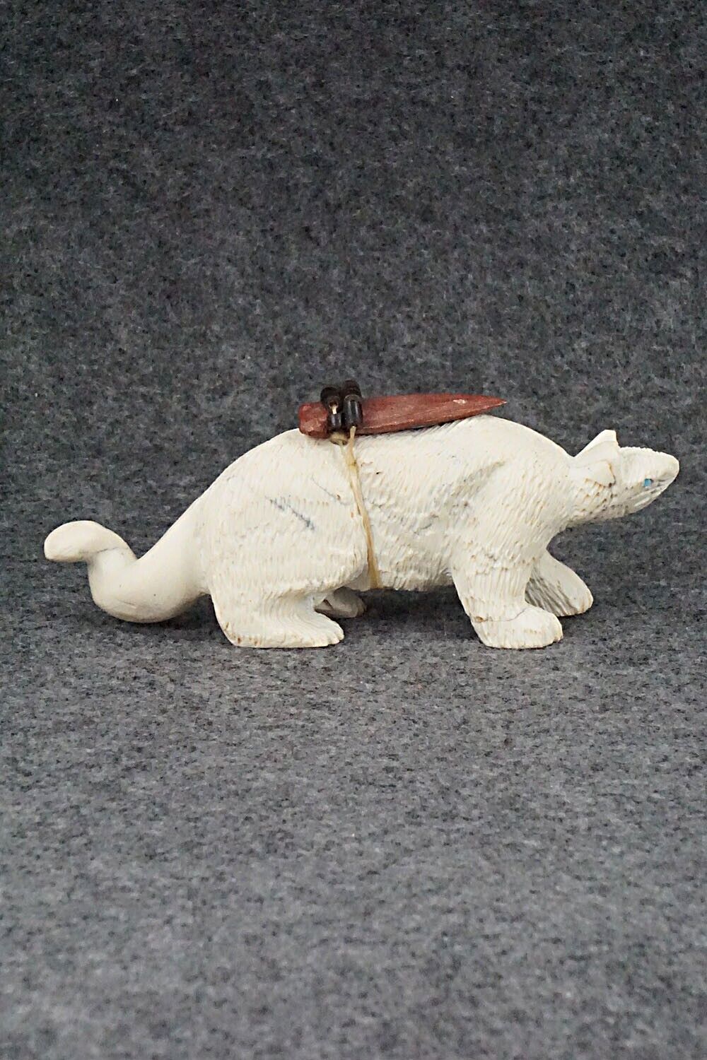 Mountain Lion Zuni Fetish Carving - Adrian Cachini