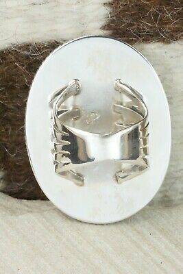 Turquoise & Sterling Silver Ring - Joe Paul - Size 9.5