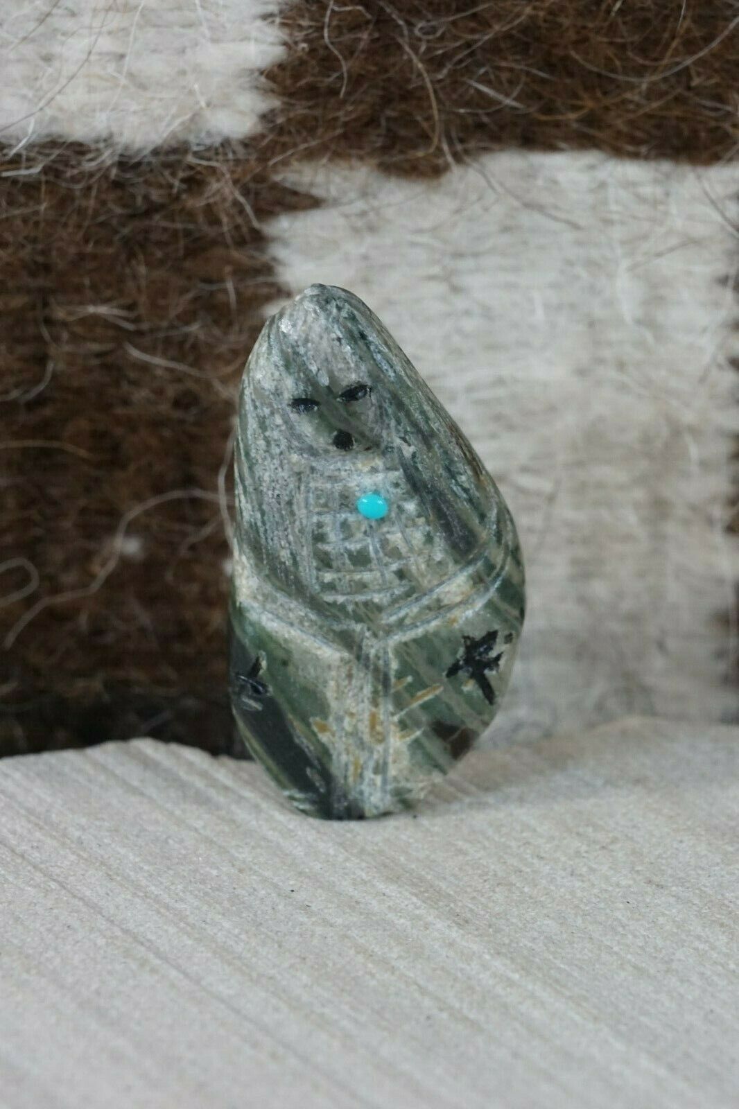 Corn Maiden Zuni Fetish Carving - Michael Yatsayte - High Lonesome Trading